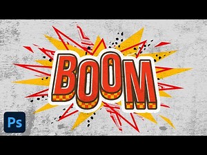 Photoshop Tutorial: How to create a Comic Styled Text Effect