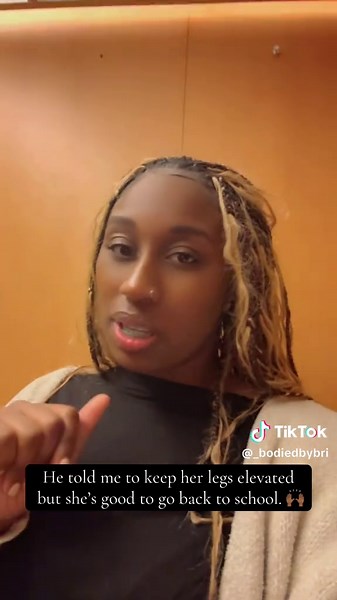 Doctor visit update after Milann’s heel cord / Achilles lengthening surgery. Her left leg is a little swollen, but that’s the leg we’ve always had the most trouble with. The doctor wants us to keep it elevated for now… but she’s officially cleared to go back to school. Progress isn’t always perfect, but we’re grateful for every step forward. Special needs parents know every little improvement means everything. 💪🏾💜 #specialneedsmom #recovery #fyp #rettsyndrome #momlife