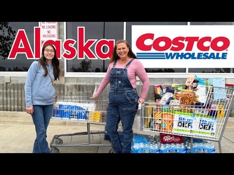 Alaska Fall Supply Run! Costco Haul Before Moose Camp