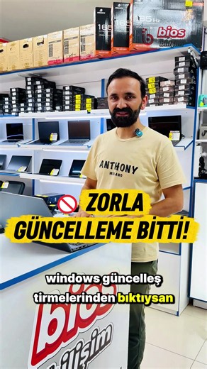 🚫 **Windows kendi kendine güncellenmesin istiyorsan bu video tam sana göre!** Bu videoda, Windows Update'i tek tıkla nasıl kontrol altına alabileceğini gösteriyorum. Özellikle işin ortasında gelen yeniden başlatma uyarılarından veya istemediğin güncellemelerden sıkıldıysan işine yarayacak pratik bir yöntem. ⚠️ **Not:** Güvenlik güncellemeleri önemlidir. Bu yöntemi yalnızca gerçekten ihtiyaç duyduğun durumlarda kullanmanı, işin bittiğinde ise güncellemeleri tekrar etkinleştirmeni tavsiye ederim.