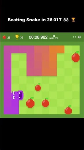 Speedrunner Gets a New snake Record 26.017