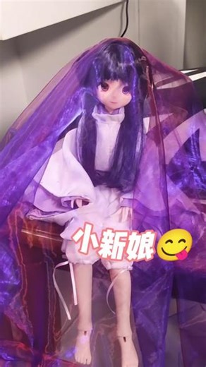 （倾奇者制作4/4）感觉换这个头纱好看肝肝肝，两天又肝出来一套。莉莉姆真的萌萌的，男养女养都可爱。 #原神 #bjd #二次元 #散兵 #娃圈