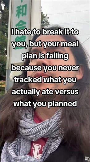 your meal plan is failing because you never tracked what you actually ate versus what you planned