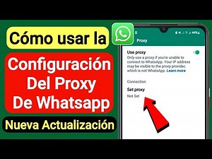 Cómo usar la configuración de proxy en WhatsApp(nueva actualización 2023) | Proxy de uso de WhatsApp