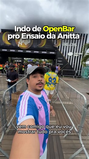 Juan G Couto on Instagram: "ENSAIOS DA ANITTA - OPEN BAR 🍻 Vem comigo acompanhar como é um dia de open bar nos @ensaiosdaanitta. Ontem estive na segunda data dos Ensiaos da @anitta e dessa vez eu fui de open bar pra mostrar pra vocês como é a experiência. E aí vocês gostam do open bar ou são do time que preferem outro setor? Me conta. . . #ensaiosdaanitta #anitta #anitters #openbar #carnavaldaanitta"