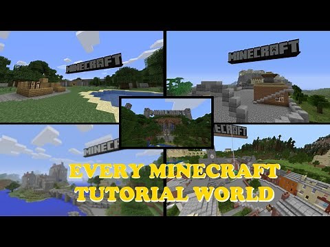 Every Minecraft Tutorial World