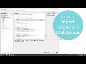 Importing projects in ChibiStudio