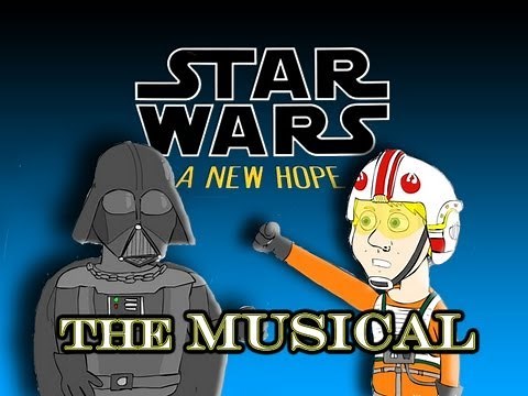 ♪ STAR WARS IV: A NEW HOPE THE MUSICAL - Animated Parody
