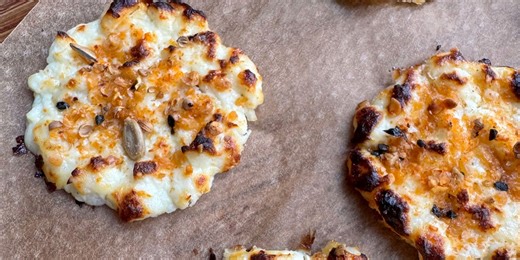 By the way, I made the ‘1-ingredient cottage cheese crisps’ in the air fryer. They were dreadful.