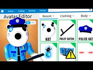 PIGGY DISGUISE TROLLING!! Pretending To Be FAKE POLEY The SECRET SKIN PIGGY In ROBLOX PIGGY!!