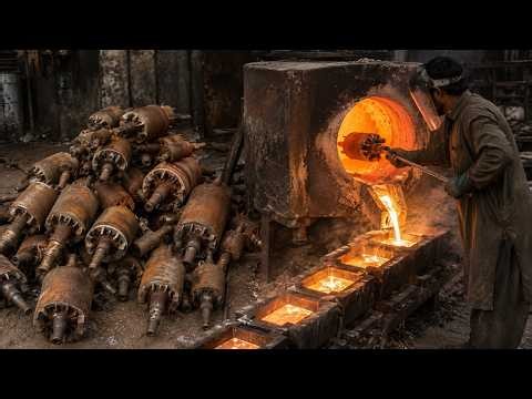 Bulk Recycling Process: Scrap Rotor into Pure Aluminum incredible Recycling