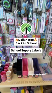 Dollar Tree now has personalization labels to label back to school supplies. Great to label notebooks, binders, folders and books. #DollarTreeFinds #BackToSchool #LabelingSupplies #SchoolOrganization #DollarTreeDeals #ThePurpleAlphabet #BudgetFriendly #SchoolLabels #DollarTreeHaul #OrganizeForSchool #DollarTreeObsessed #AffordableSchoolSupplies #BackToSchoolShopping #LabelingSolutions #schoolprep | The Purple Alphabet