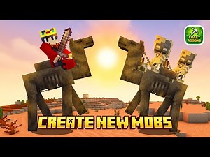 Making Minecraft’s NEW Camel Husk & Parched with Craft Addons!