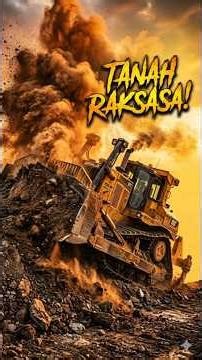 “Kekuatan Bulldozer Saat Mendorong Tanah Raksasa!” #almirazeinna #excavator #dumptruck