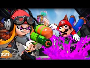 SMG4: If Mario Was In... Splatoon 3 (VOSTFR)