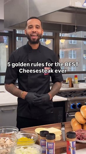 @bigdavescheesesteaks has the blueprint for cheesesteak greatness 🔥 From the perfect chop to that legendary bite, it all hits different on an Amoroso’s roll | Delish