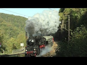 Hard working steam locomotives | Main line steam at the Geislinger Steige (HD)