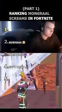 Old Mongraal Screams 😭 #shorts #fortnite