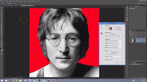 Photoshop tutorial: How to create a powerful, text portrait poster