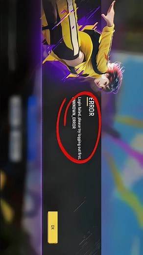 freefire facebook login problem solve trick 😱😱