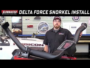 2018-20 Jeep Wrangler JL/JLU & Gladiator 3.6L - INSTALL: Delta Force Cold Air Snorkel 615193