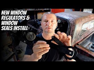 Installing new window regulators and new window seals