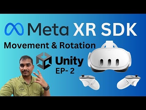 Player Movement & Rotation in MetaXR VR for Meta Quest 3, 2, Pro in Unity EP-2 | Nested Mango