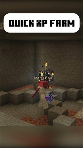 Quick XP Farm That's Actually Broken #minecraft #shorts
