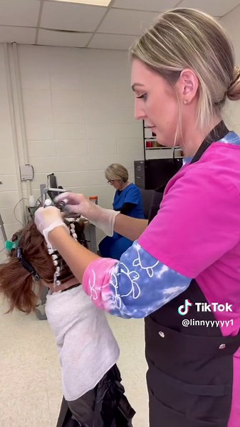 Chemical Waving (part 2/2)- State board prep ❣️#stateboardexam #stateboardcosmetology #cosmetology #cosmetologyschool #cosmetologyinstructor #cosmetologystudent #cosmetologystudentlife #southcarolinacosmetologist #psi