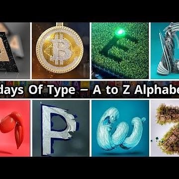 ABCD Alphabets Animation | 36days of type | A to Z Animated Alphabets 2022