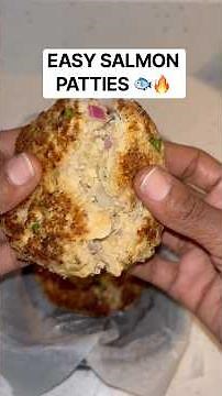 Easy Salmon Patties | Quick, Simple & Delicious #shorts #recipe #cooking #food #pattie