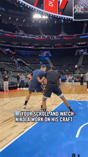 Take notes on the technique ✍️ | Denver Nuggets