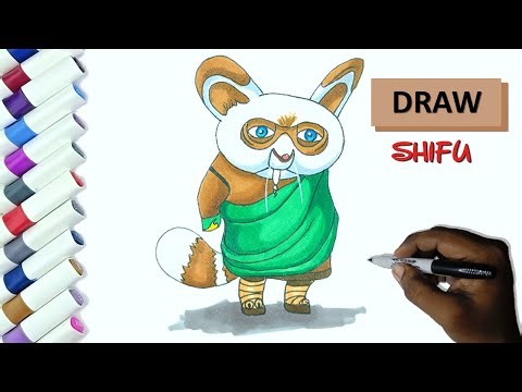 Drawing Master Shifu !!! How To Draw Master Shifu from Kung Fu Panda