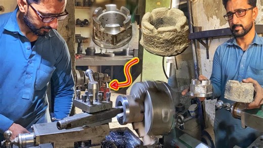 How to truck wheel nut thread on hex slot - Amazing technique | thread on hex slot nuts | DIY Creative Today