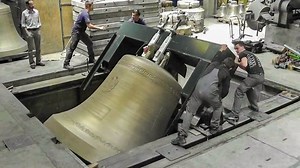 Ringing the heaviest bell on Earth.
