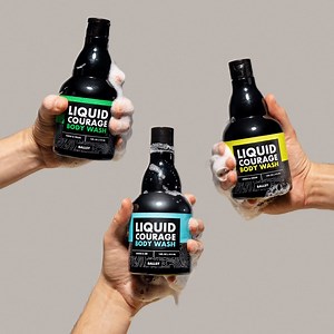 7.4K views · 172 reactions | Liquid Courage is more than a mere body wash, it’s an elixir sent directly from the shower gods themselves. Striking the perfect balance of invigorating suds, hydrating ingredients, and light exfoliation.  Jojoba Spheres | Lightly exfoliates while hydrating skin  Aloe Vera | Helps lock moisture into skin 便 Coconut Oil | Reduces inflamed or irritated skin | Ball Wash | Facebook