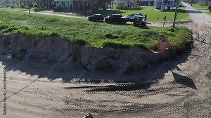 Crystal Beach on Bolivar Peninsula near Galveston, Texas