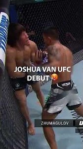 Joshua Van Shows Off Elite Striking in His Debut! #ufc #mma