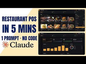 Build a Complete Restaurant POS System with Claude AI in 5 MINS (No Coding!)