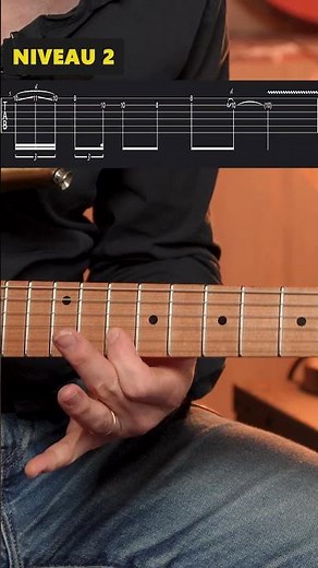 🎸 1 Lick Rock en 3 Niveaux : Fais Évoluer Ton Jeu Électrique 🔥