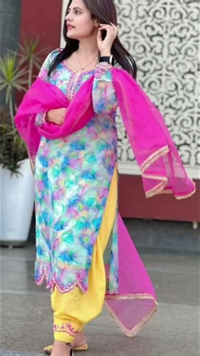 Panjabi suit design #ytshorts #shortsfeed #chakvi salwar ##haryanvisong #farsi salwar #shorts