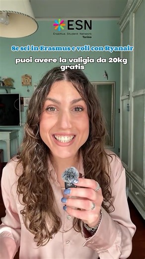 Lorena | Erasmus Siviglia Travel Creator on Instagram: "Se sei in Erasmus e voli con Ryanair puoi avere la valigia da 20kg gratis! Ma prima devi collegare la tua carta ESN al tuo account Ryanair. 🌎 ▶️ Guarda il video per scoprirlo In collaborazione con @esntorino 🧷 Salva il video se sei in Erasmus 🔁 Seguimi per altri consigli sull’Erasmus [Erasmus, ESN, tessera erasmus, tessera ESN, Ryanair, consigli Erasmus, Erasmus tips, ESN Torino] #erasmus #esn #erasmustips #consiglierasmus #esntorino"