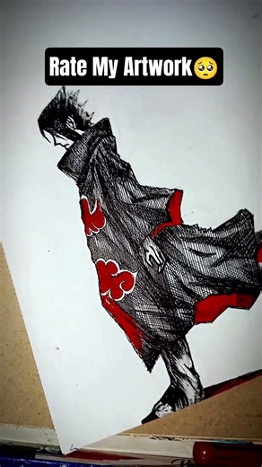 Naruto x Drawker || Naruto pen art #art #animesketches