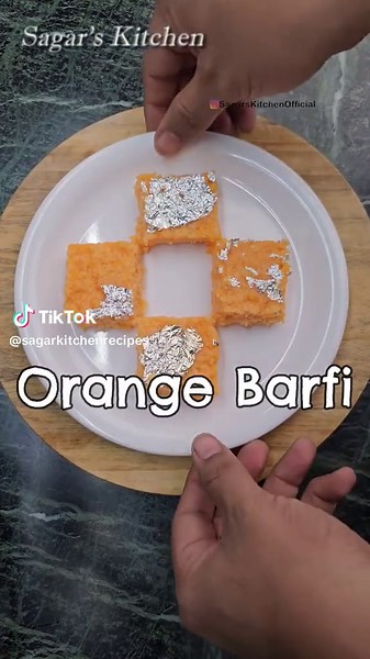 Delicious Orange Barfi Recipe | Sagarkitchenrecipes