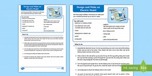 Design and Make an Electrical Model Activity