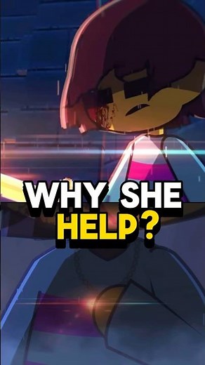 Why Did Frisk HELP In Indie Cross? #indiecross #undertale #frisk #friskthehuman #chara #tobyfox