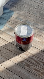 Watch us transform this front porch floor. Nothing is more satisfying than re staining worn out wood surfaces! Call or visit our website to schedule a FREE estimate. 336-300-9983 richardspainting.net #davidsoncountync #richardspainting #yourneighborhoodpainter #paintingcontractor #sherwinwilliams #lexingtonnc #exteriorpainting #woodstain #homerenovation #superdeck | Richard's Painting of Lexington