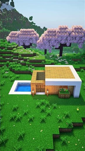 "Minecraft Easy Cozy Home Build in 15 Seconds! 🌟 Noob Friendly" #buildcraft #speedbuild #miicraft