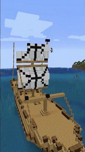 Construí un BARCO ÉPICO en Minecraft 🚢⚓