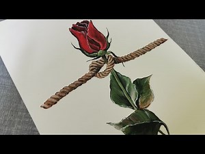 Learn to Paint || Step-by-Step Rose 🌹🌹Acrylic Painting For Beginners